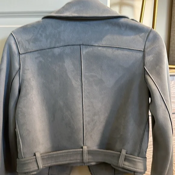 [Zara] Suede Moto Jacket - Picture 6 of 7